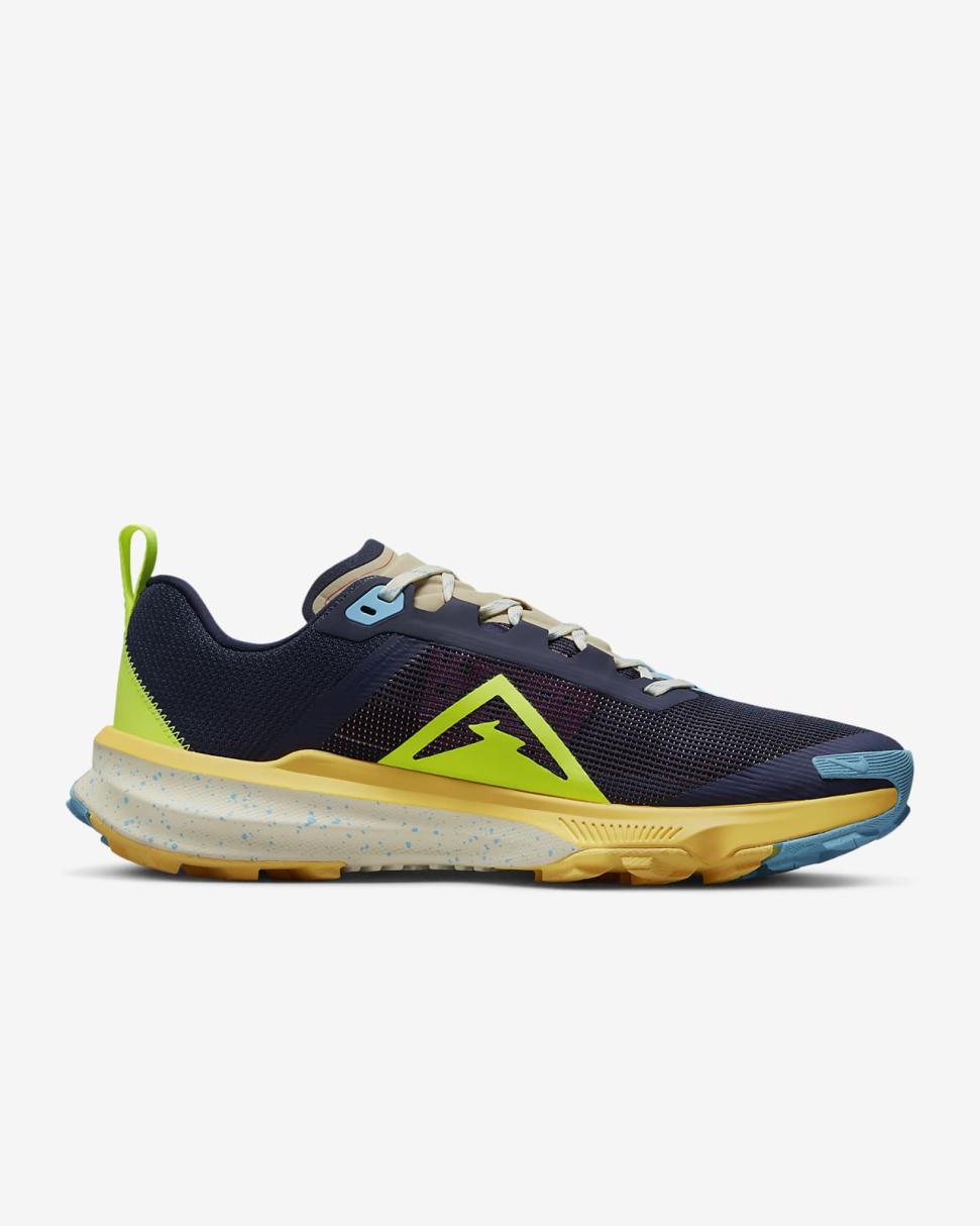 Nike Kiger 9 Obsidian/Citron Pulse/Baltic Blue/Volt | Mens Nike Running