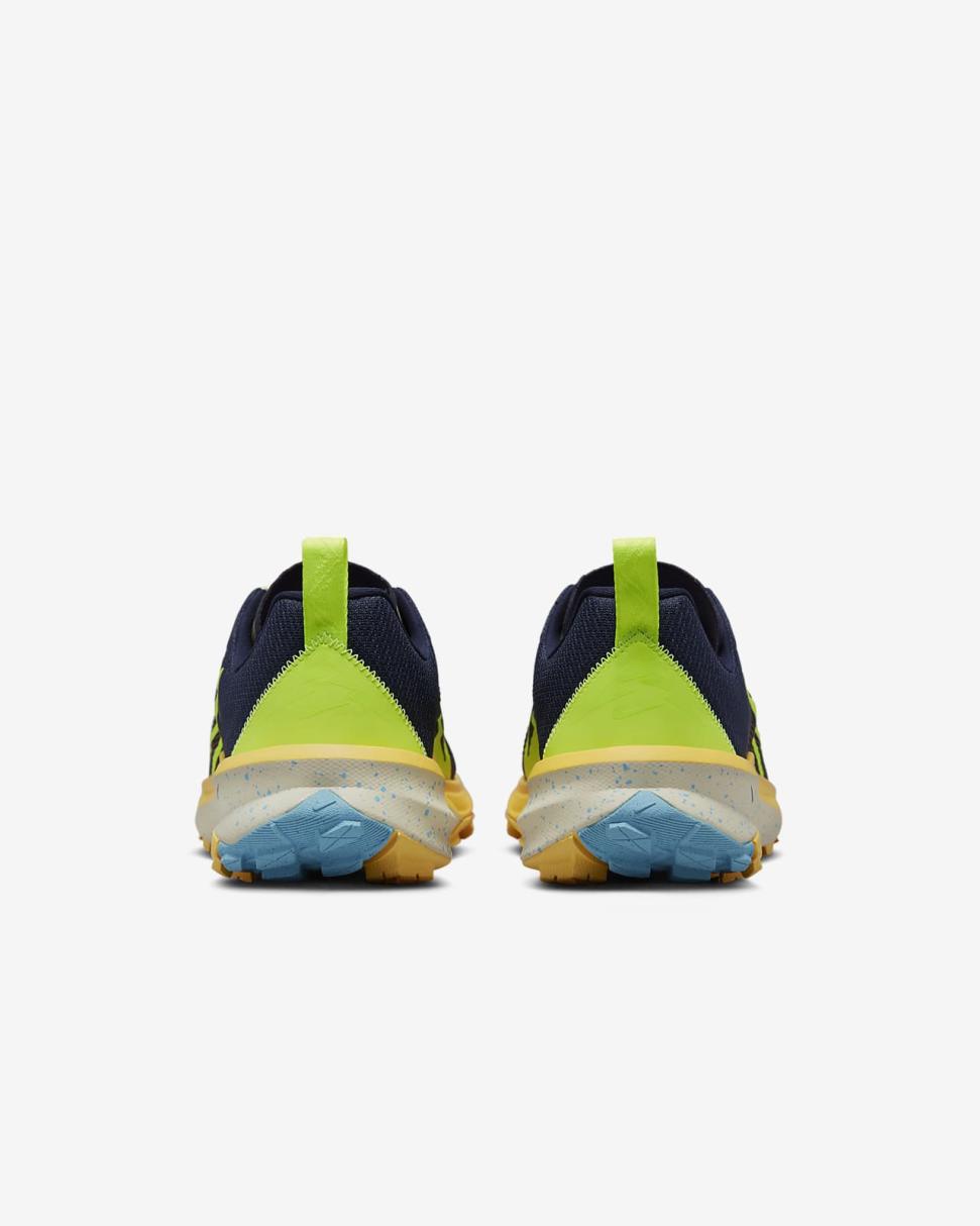 Nike Kiger 9 Obsidian/Citron Pulse/Baltic Blue/Volt | Mens Nike Running
