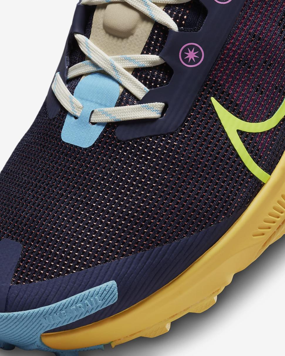 Nike Kiger 9 Obsidian/Citron Pulse/Baltic Blue/Volt | Mens Nike Running
