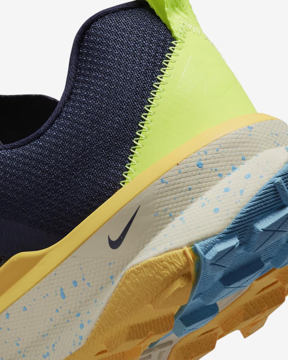 Nike Kiger 9 Obsidian/Citron Pulse/Baltic Blue/Volt | Mens Nike Running
