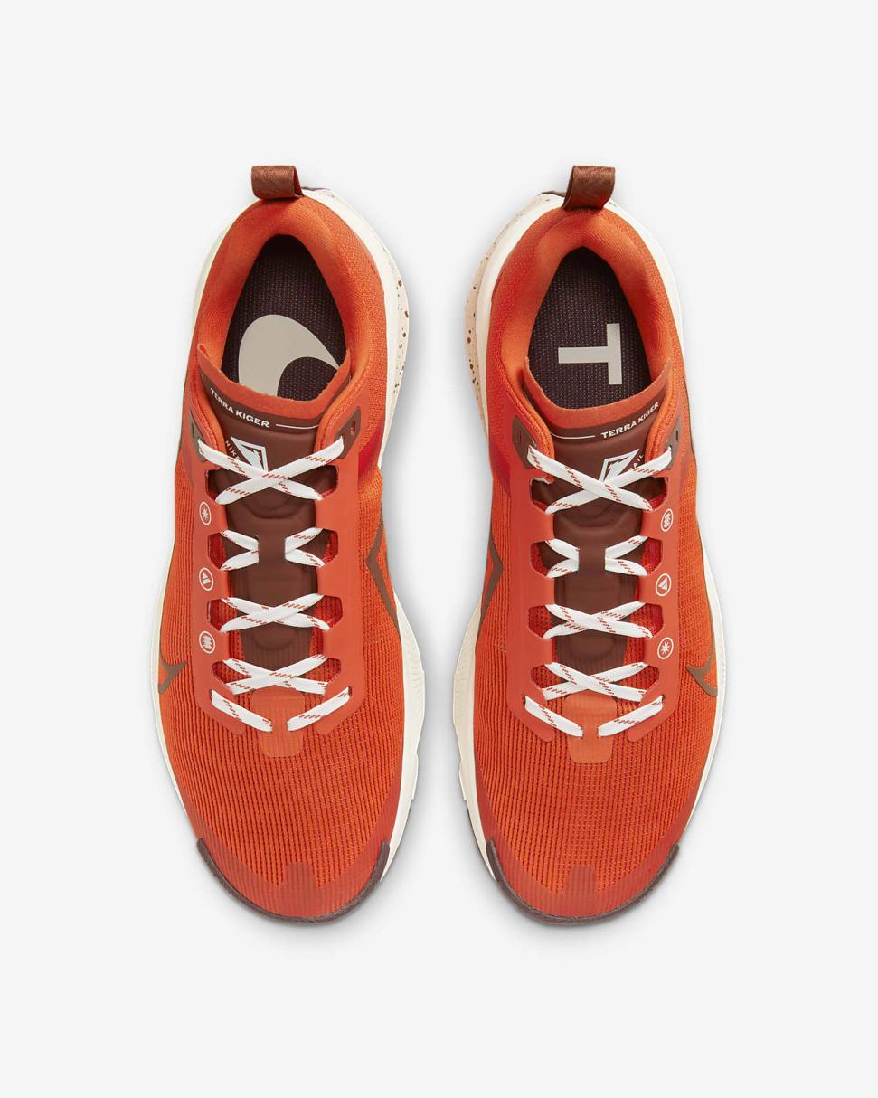 Nike Kiger 9 Picante Red/Sail/Earth/Dark Pony | Mens Nike Running