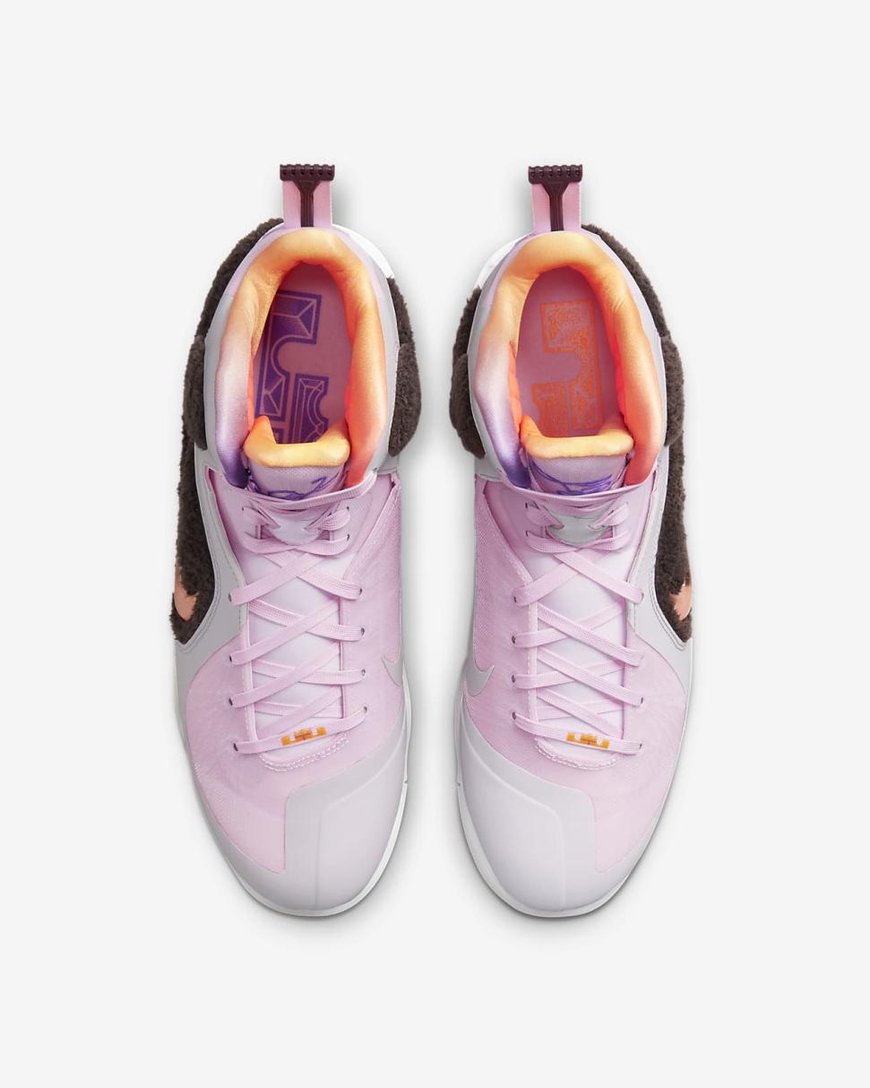 Nike LeBron IX Regal Pink/Velvet Brown/White/Multi-Color | Mens Nike Lifestyle