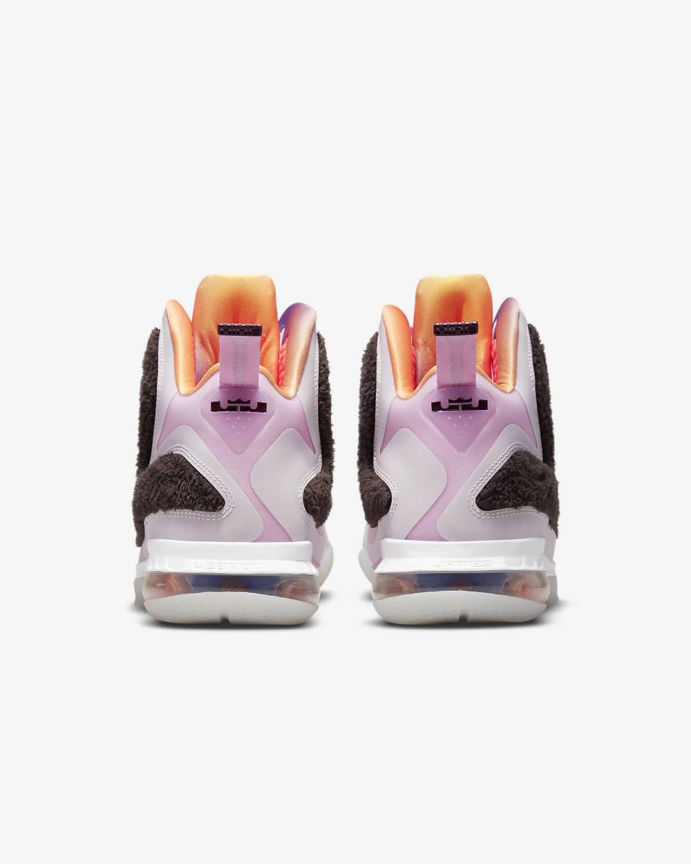 Nike LeBron IX Regal Pink/Velvet Brown/White/Multi-Color | Mens Nike Lifestyle