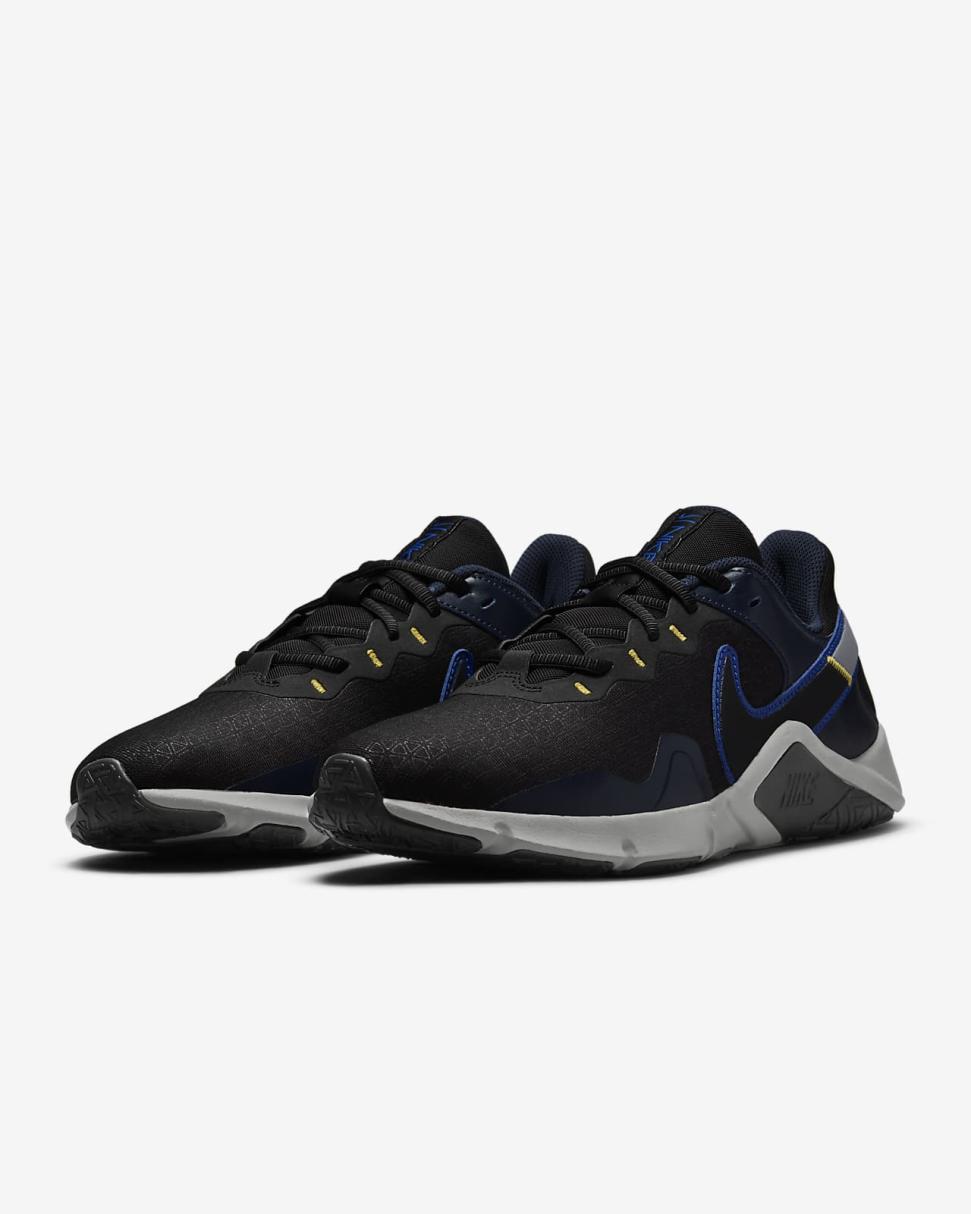 Nike Legend Essential 2 Black/Obsidian/Wolf Grey/Racer Blue | Mens Nike Training & Gym