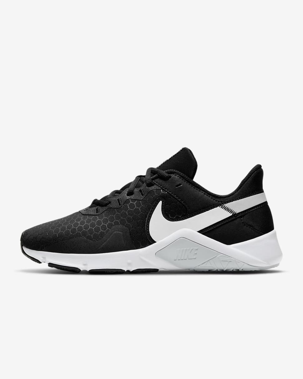 Nike Legend Essential 2 Black/Pure Platinum/White | Womens Nike Training & Gym