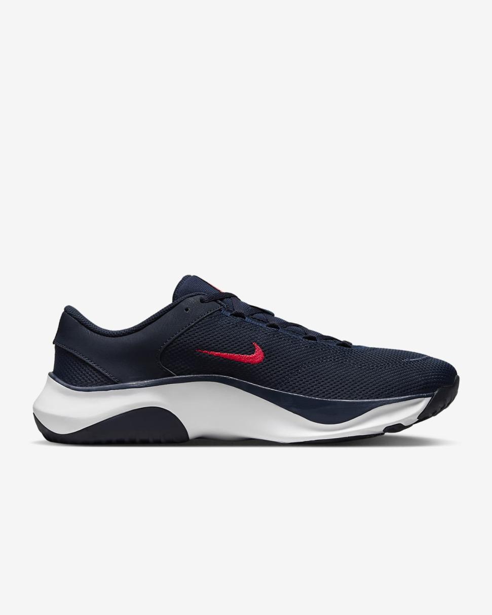 Nike Legend Essential 3 Next Nature Obsidian/Obsidian/Bright Crimson | Mens Nike Training & Gym