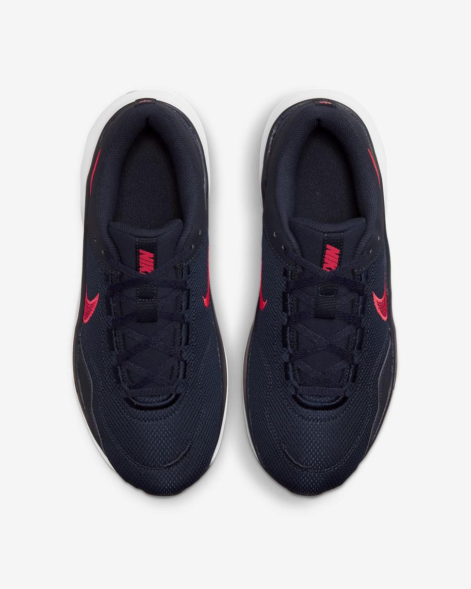 Nike Legend Essential 3 Next Nature Obsidian/Obsidian/Bright Crimson | Mens Nike Training & Gym