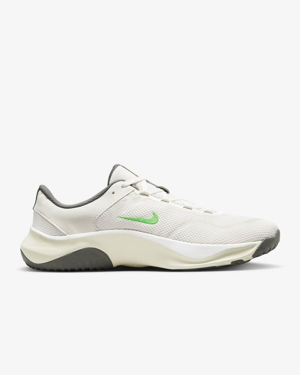 Nike Legend Essential 3 Next Nature Phantom/Flat Pewter/Sail/Green Strike | Mens Nike Training & Gym