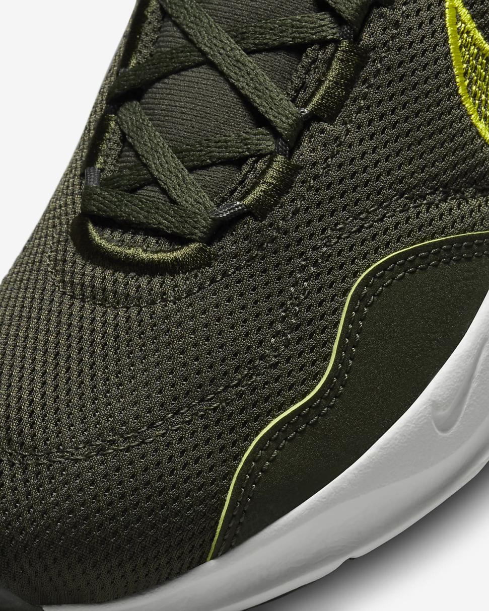 Nike Legend Essential 3 Next Nature Sequoia/Light Silver/Medium Olive/High Voltage | Mens Nike Training & Gym