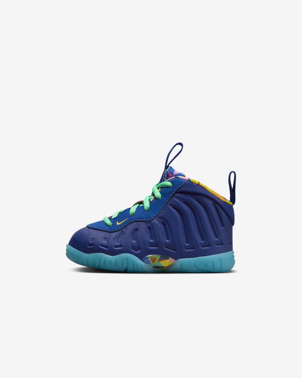 Nike Little Posite One ASW Deep Royal Blue/Game Royal/Pink Glow/Opti Yellow | Kids Nike Lifestyle