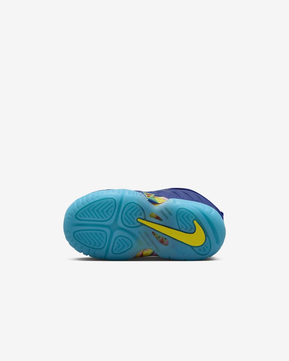 Nike Little Posite One ASW Deep Royal Blue/Game Royal/Pink Glow/Opti Yellow | Kids Nike Lifestyle