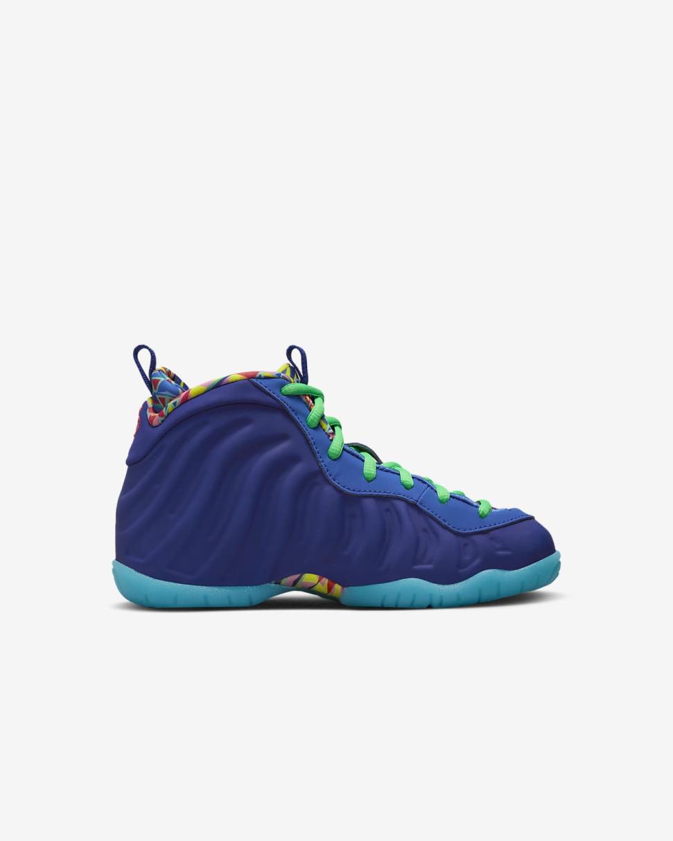 Nike Little Posite One ASW Deep Royal Blue/Game Royal/Pink Glow/Opti Yellow | Kids Nike Lifestyle