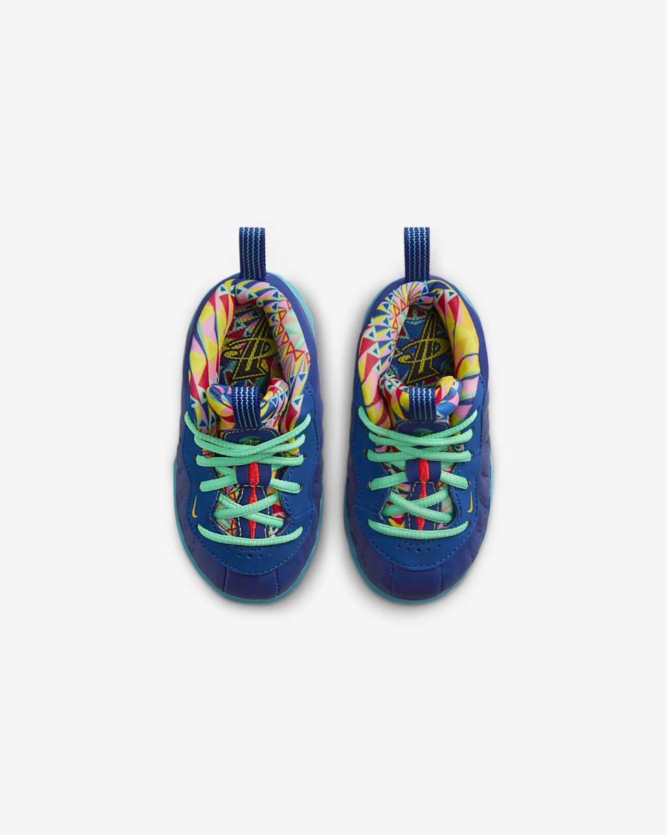 Nike Little Posite One ASW Deep Royal Blue/Game Royal/Pink Glow/Opti Yellow | Kids Nike Lifestyle