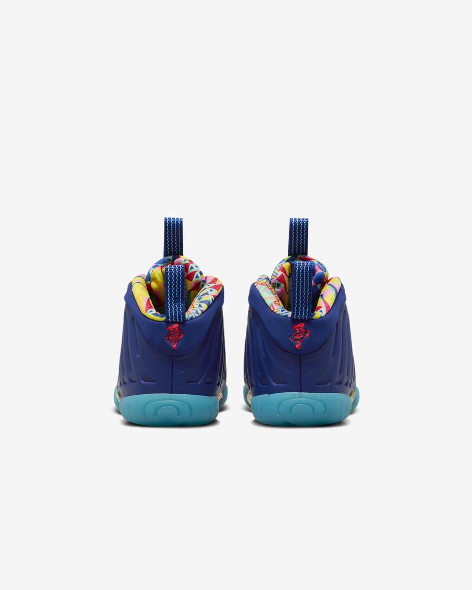 Nike Little Posite One ASW Deep Royal Blue/Game Royal/Pink Glow/Opti Yellow | Kids Nike Lifestyle