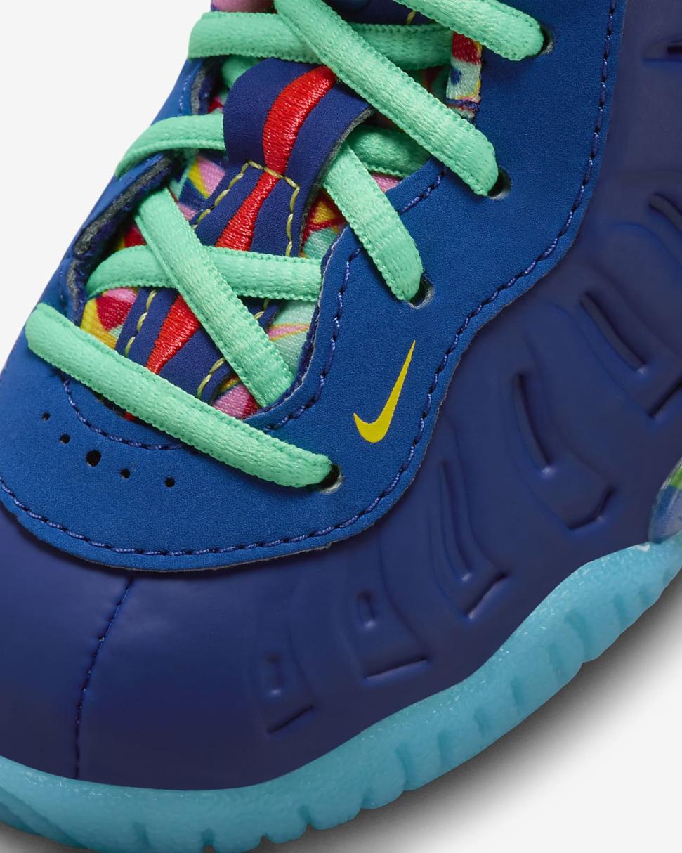 Nike Little Posite One ASW Deep Royal Blue/Game Royal/Pink Glow/Opti Yellow | Kids Nike Lifestyle