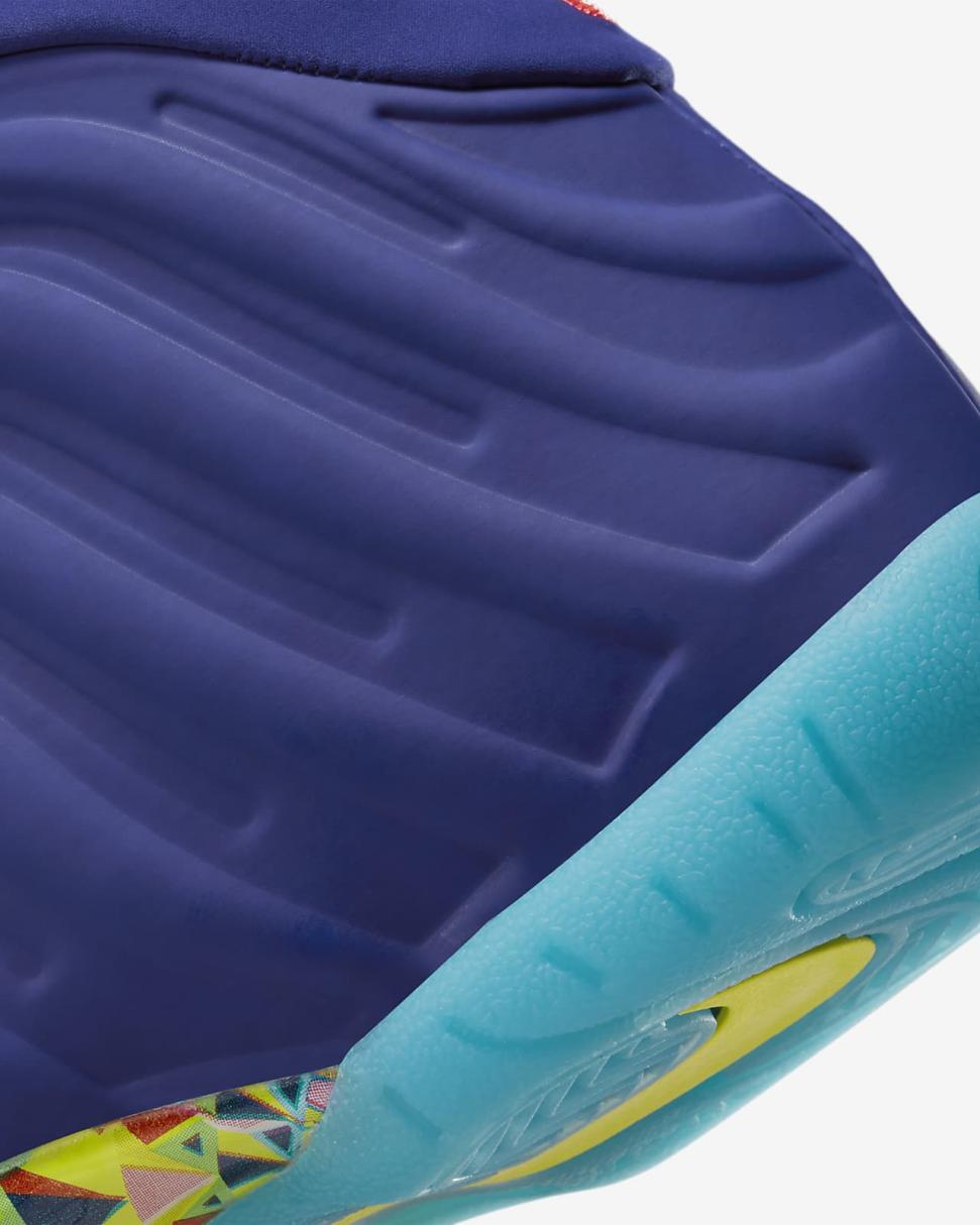 Nike Little Posite One ASW Deep Royal Blue/Game Royal/Pink Glow/Opti Yellow | Kids Nike Lifestyle