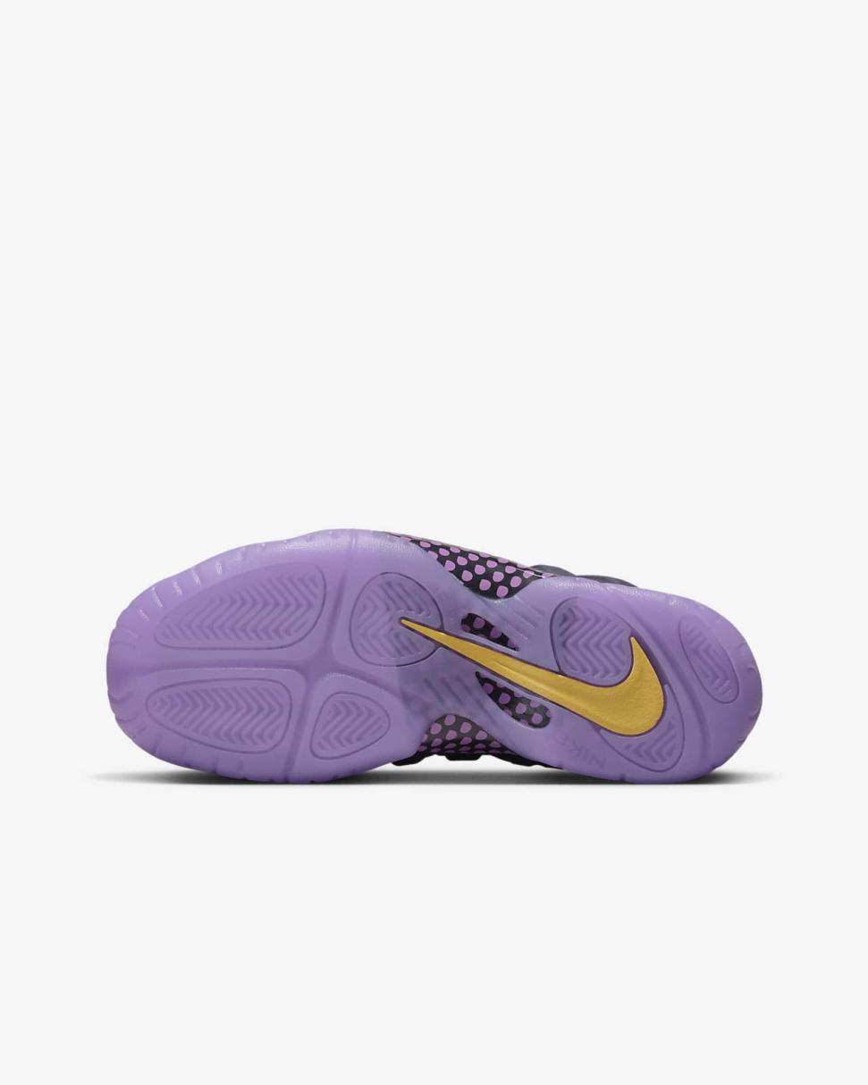 Nike Little Posite One Cave Purple/Vivid Purple/Black/Saturn Gold | Kids Nike Lifestyle
