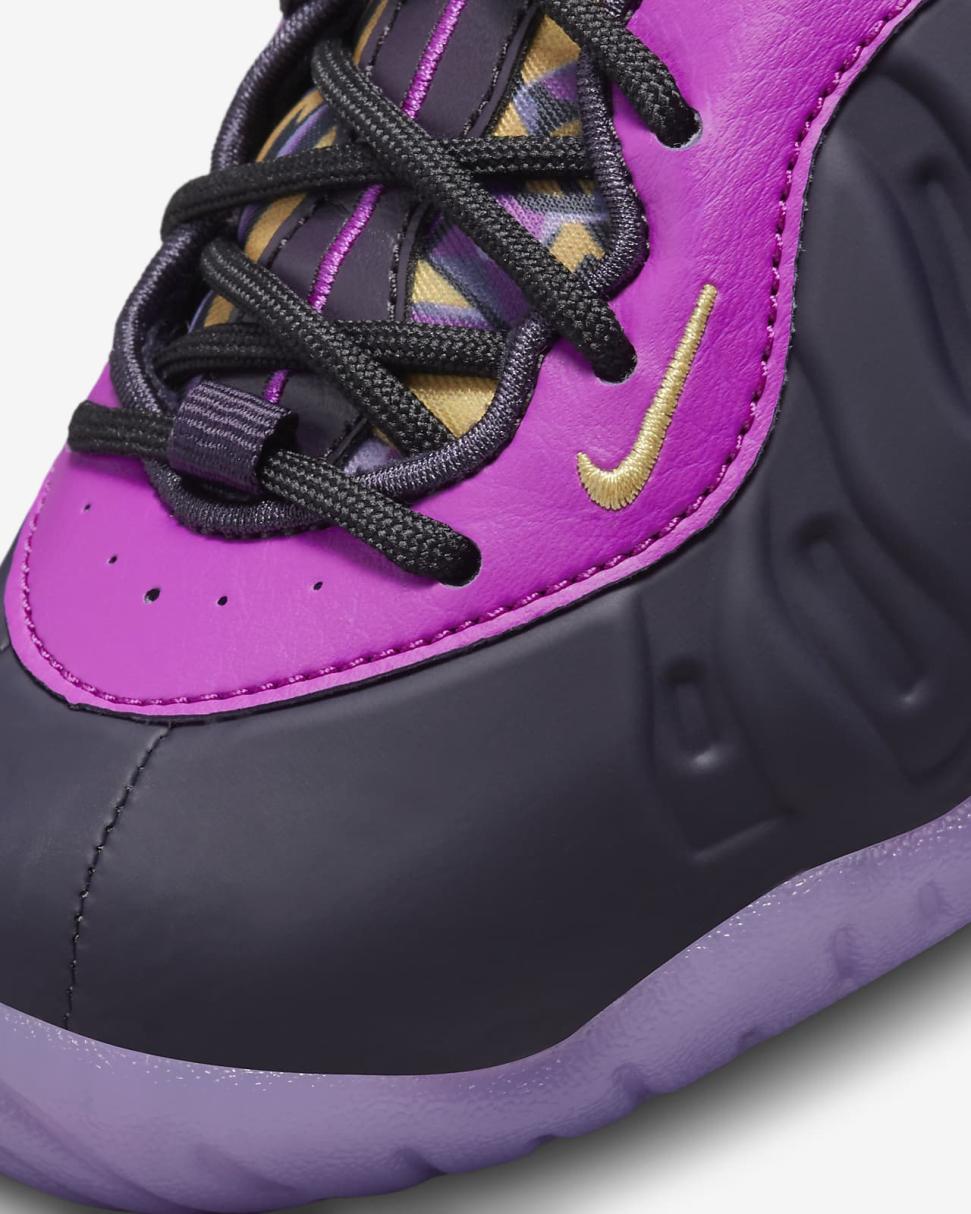 Nike Little Posite One Cave Purple/Vivid Purple/Black/Saturn Gold | Kids Nike Lifestyle