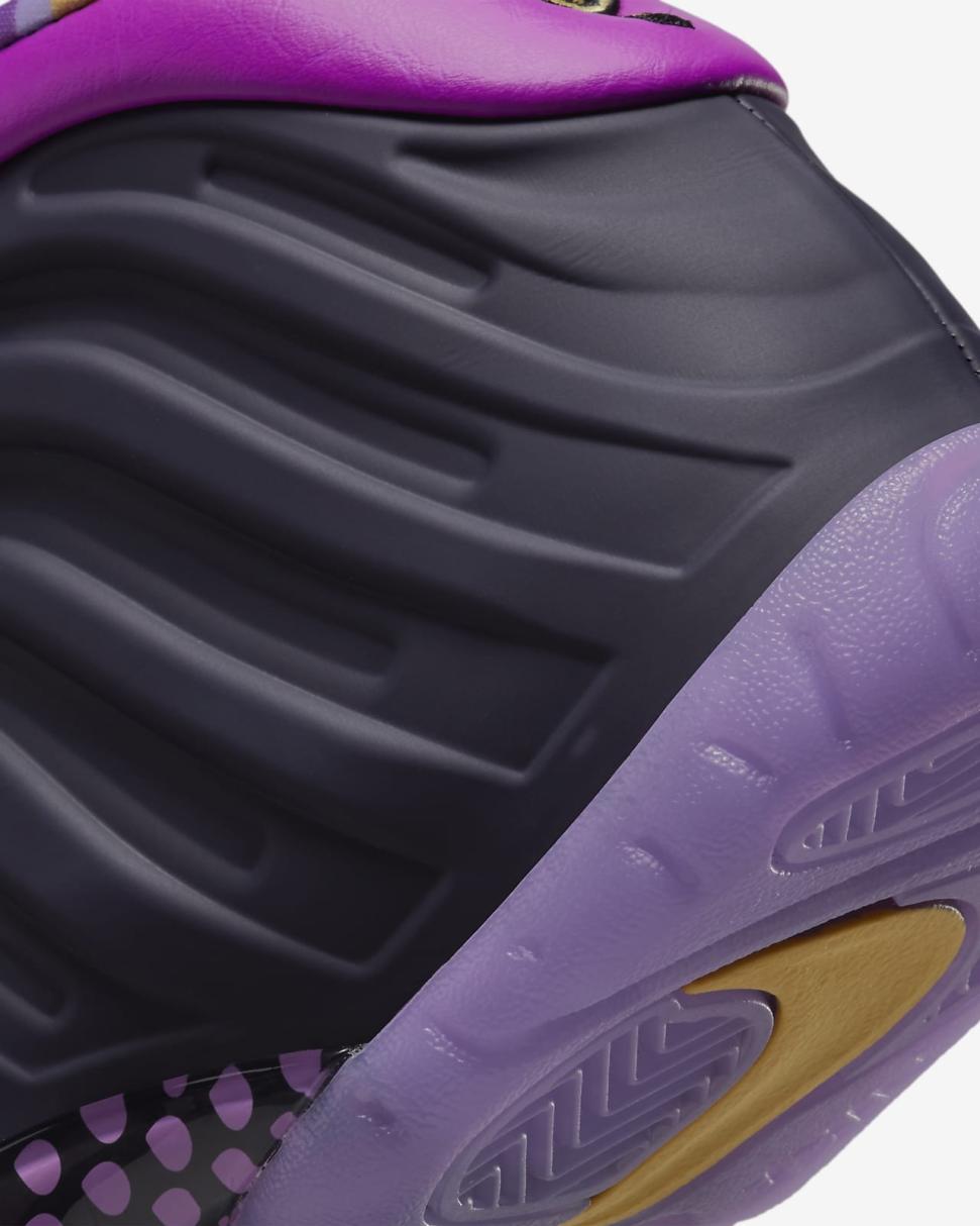 Nike Little Posite One Cave Purple/Vivid Purple/Black/Saturn Gold | Kids Nike Lifestyle