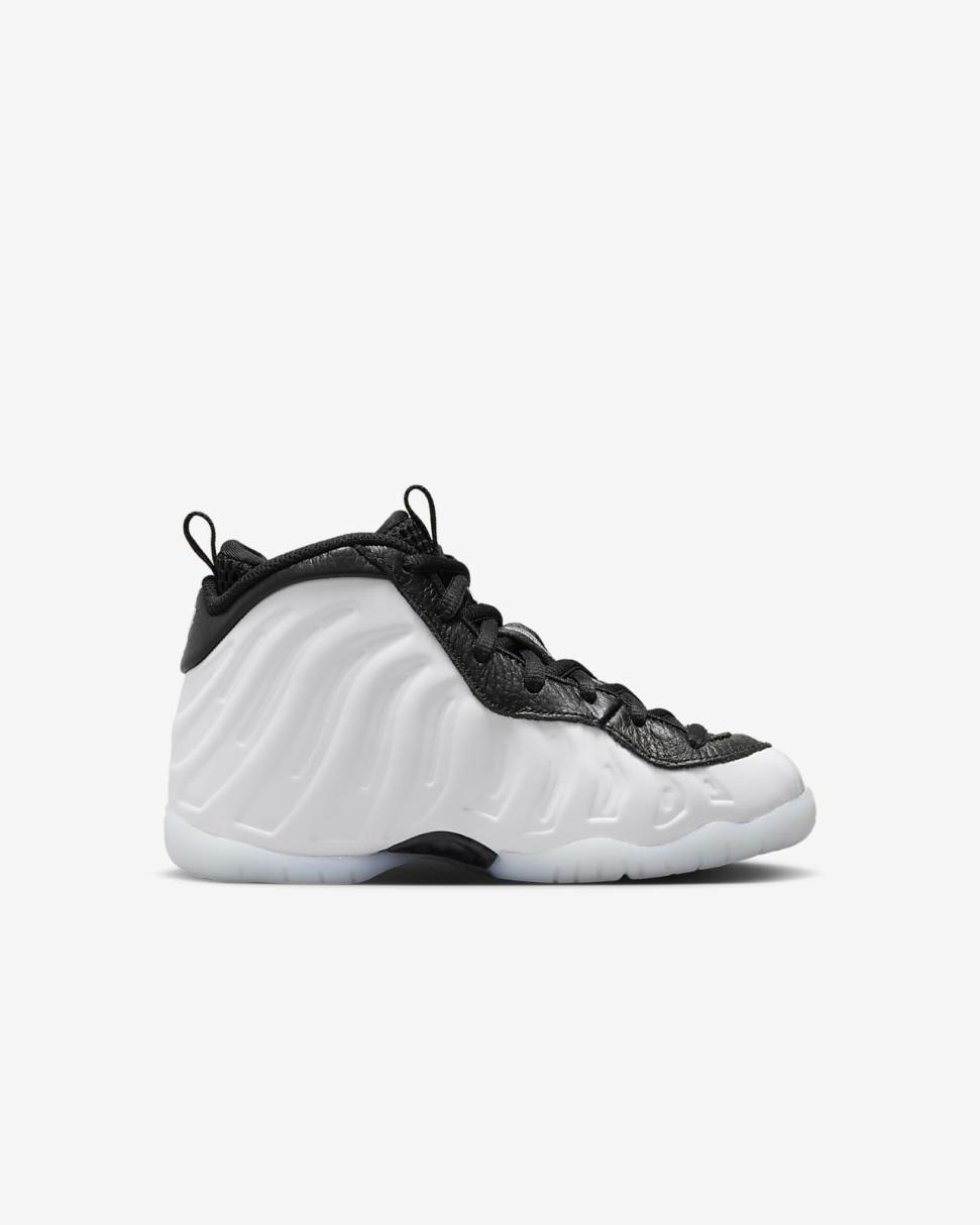 Nike Little Posite One White/Black/Cobalt Bliss/Metallic Silver | Kids Nike Lifestyle
