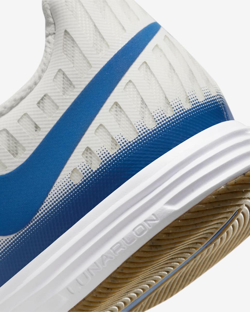 Nike Lunar Gato II IC Sail/White/Gum Light Brown/Blue Jay | Mens Nike Soccer