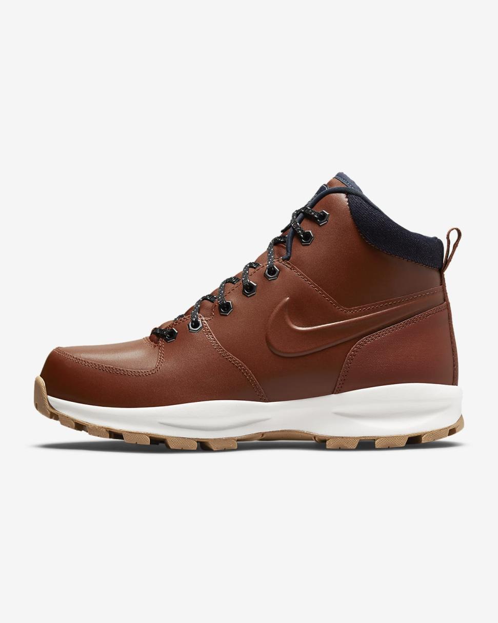 Nike Manoa Leather SE Rugged Orange/Armory Navy/Summit White/Rugged Orange | Mens Nike Lifestyle