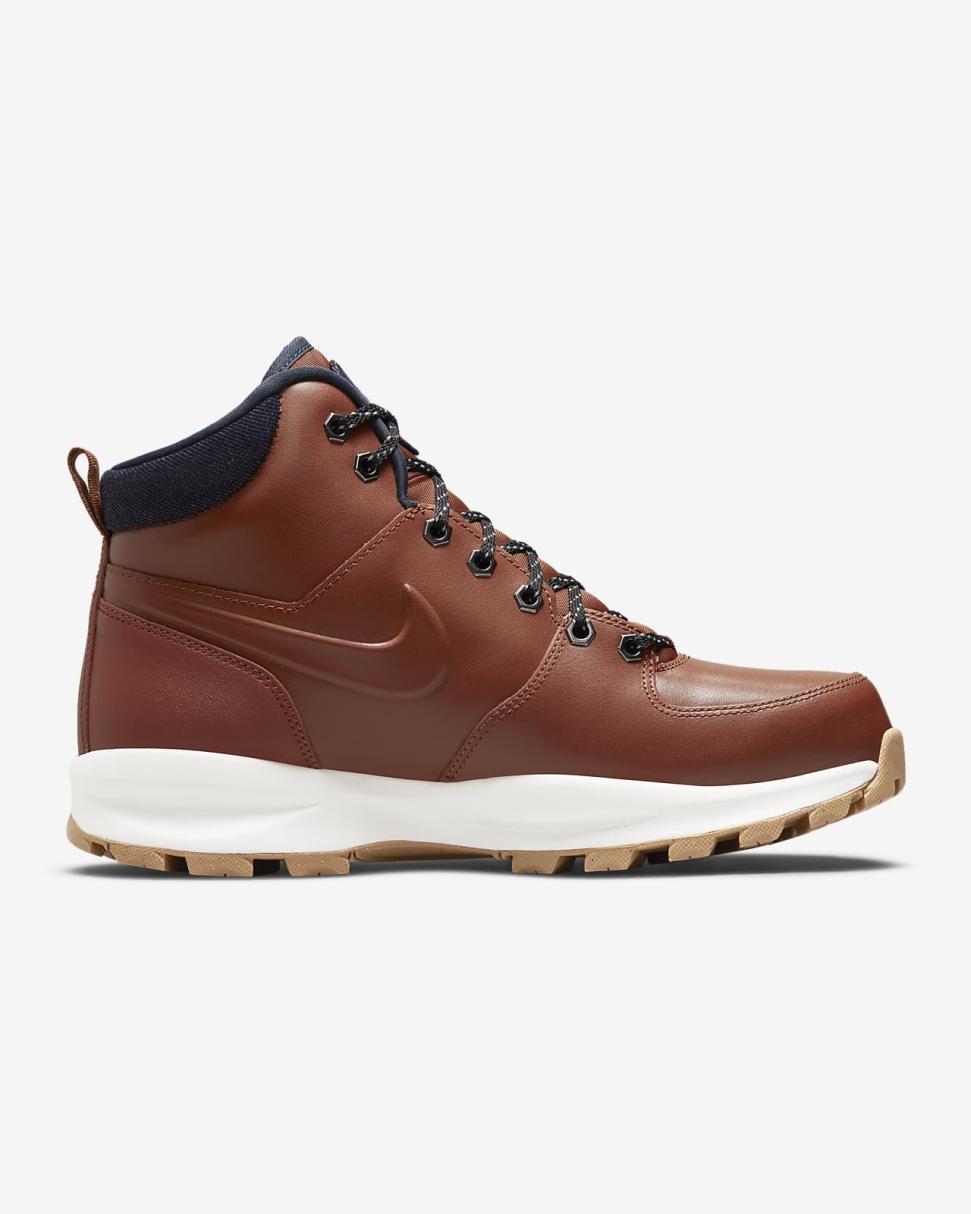Nike Manoa Leather SE Rugged Orange/Armory Navy/Summit White/Rugged Orange | Mens Nike Lifestyle