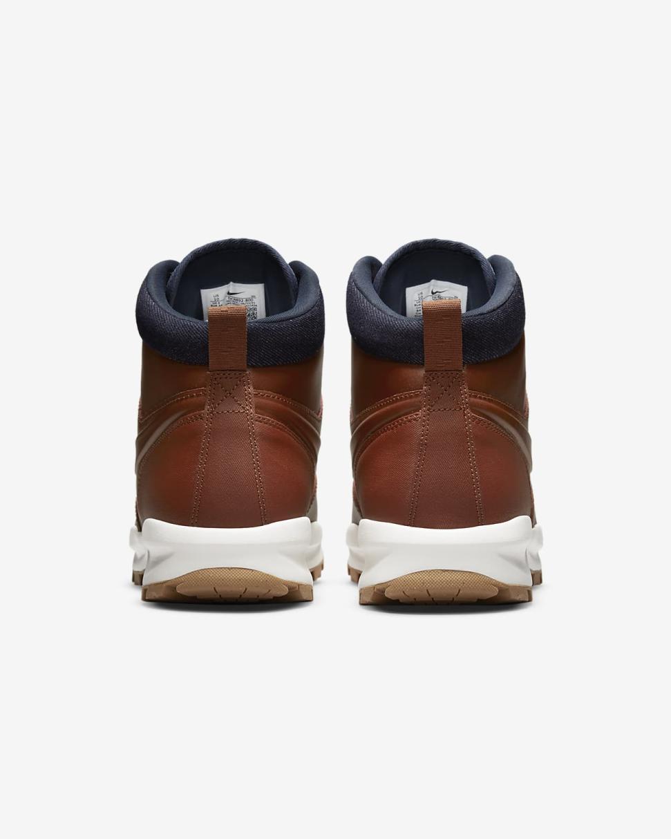 Nike Manoa Leather SE Rugged Orange/Armory Navy/Summit White/Rugged Orange | Mens Nike Lifestyle