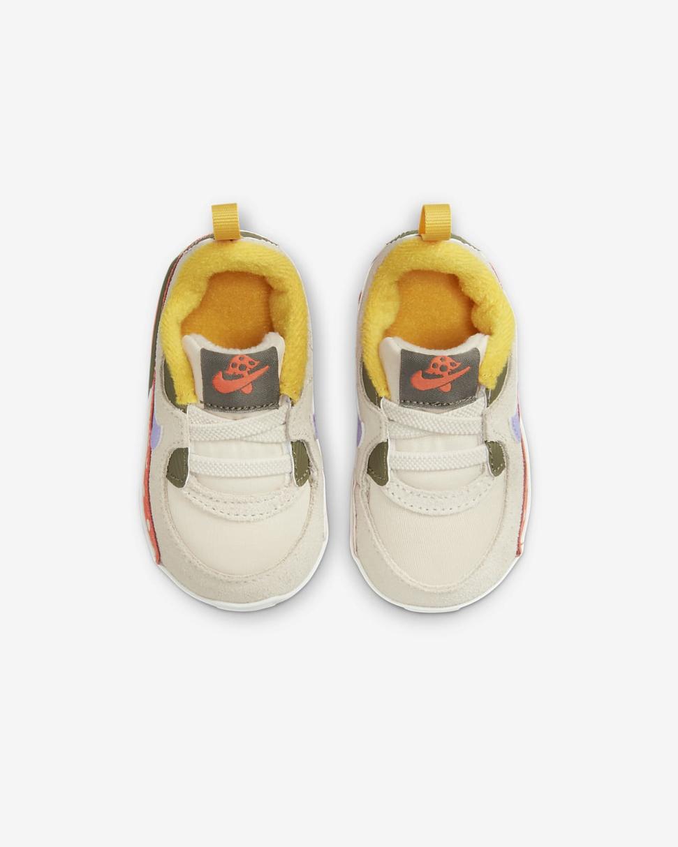 Nike Max 90 SE Pearl White/Bright Crimson/Summit White/Light Thistle | Kids Nike Air Max