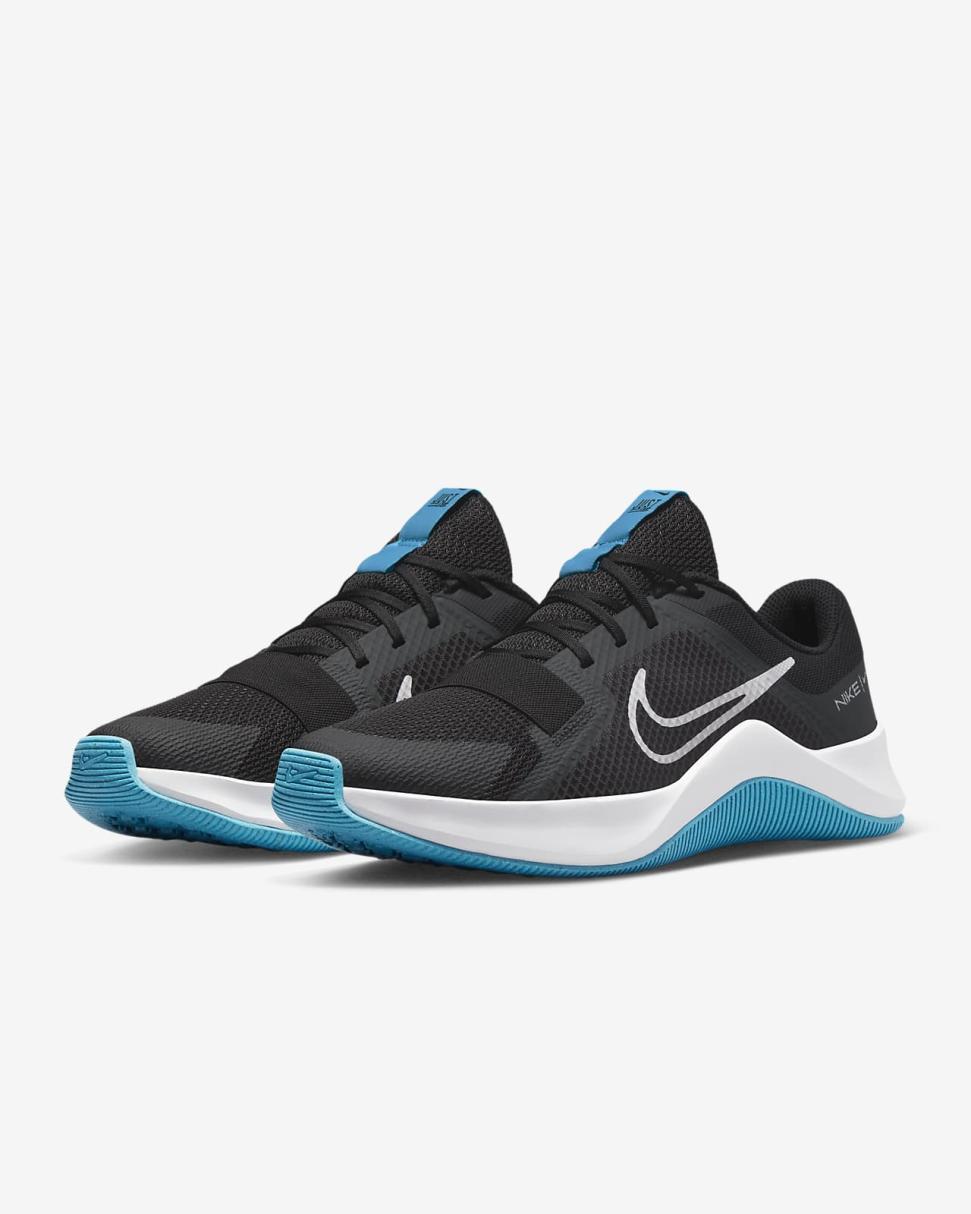 Nike MC Trainer 2 Black/Anthracite/Blue Lightning/White | Mens Nike Training & Gym
