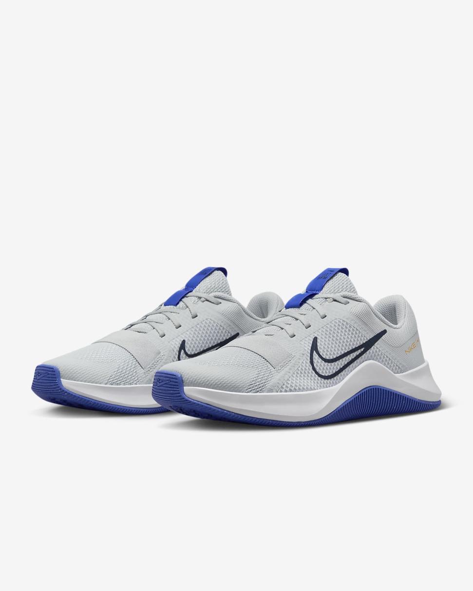 Nike MC Trainer 2 Pure Platinum/Racer Blue/White/Obsidian | Mens Nike Training & Gym