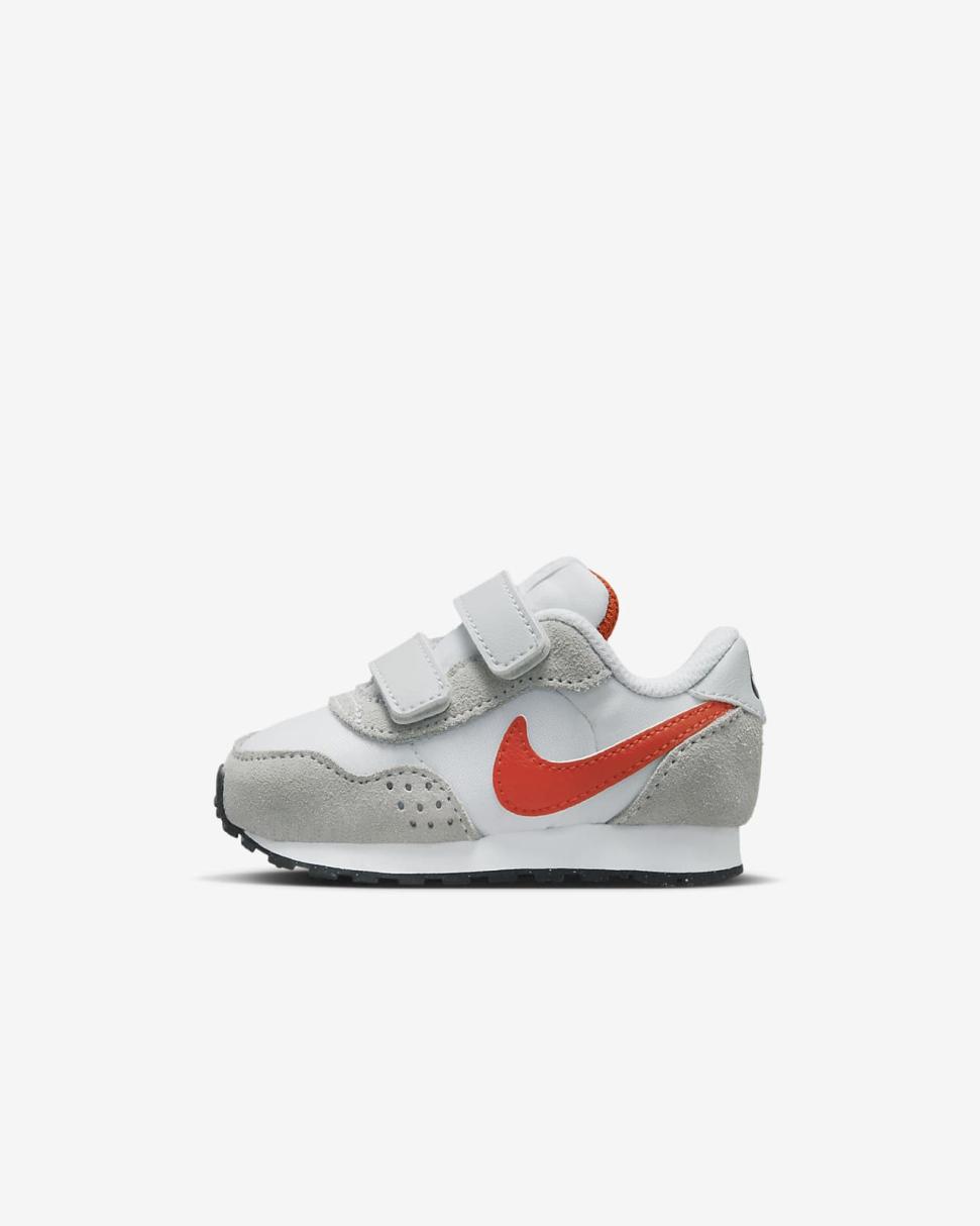 Nike MD Valiant Pure Platinum/White/Black/Picante Red | Kids Nike Lifestyle