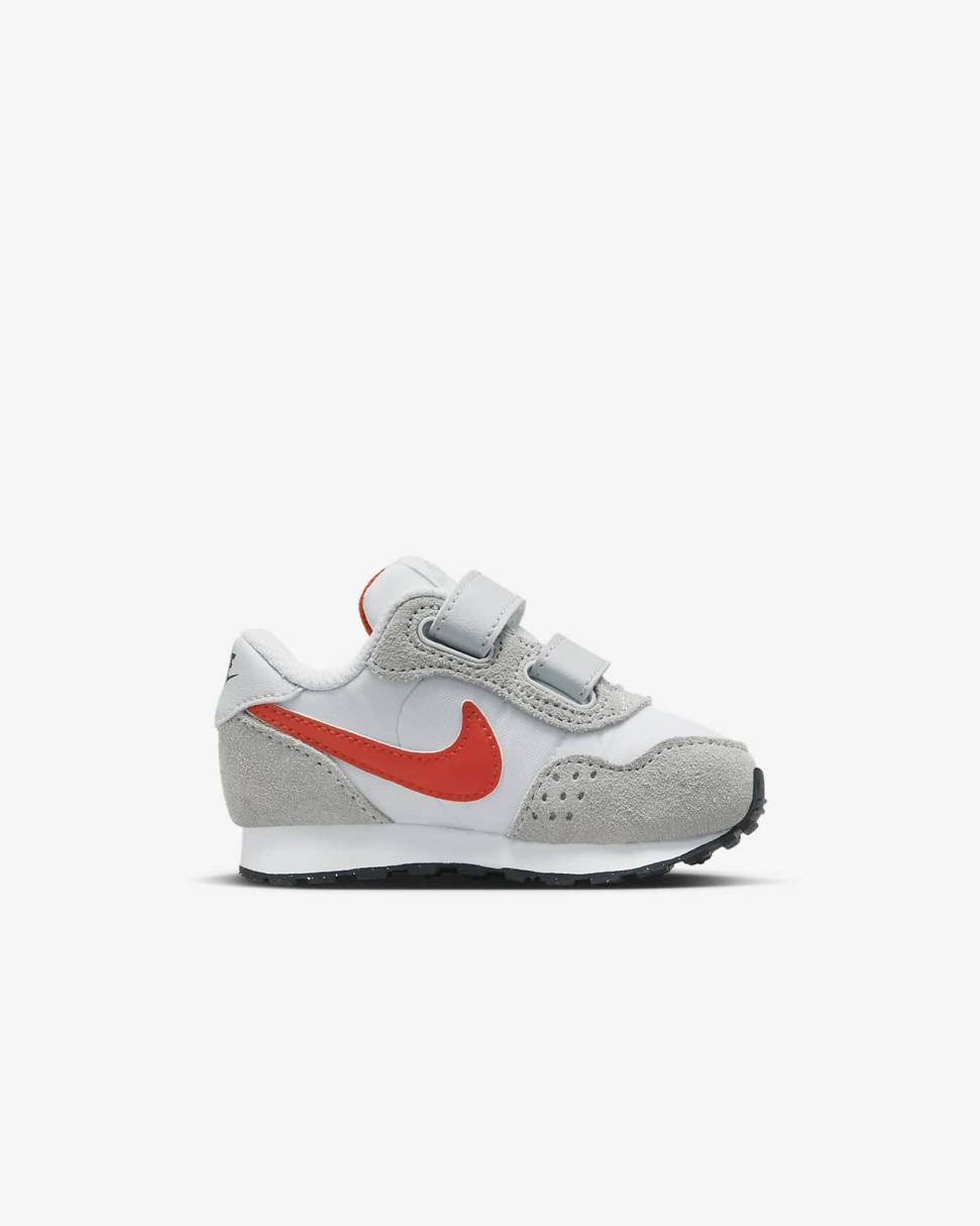 Nike MD Valiant Pure Platinum/White/Black/Picante Red | Kids Nike Lifestyle