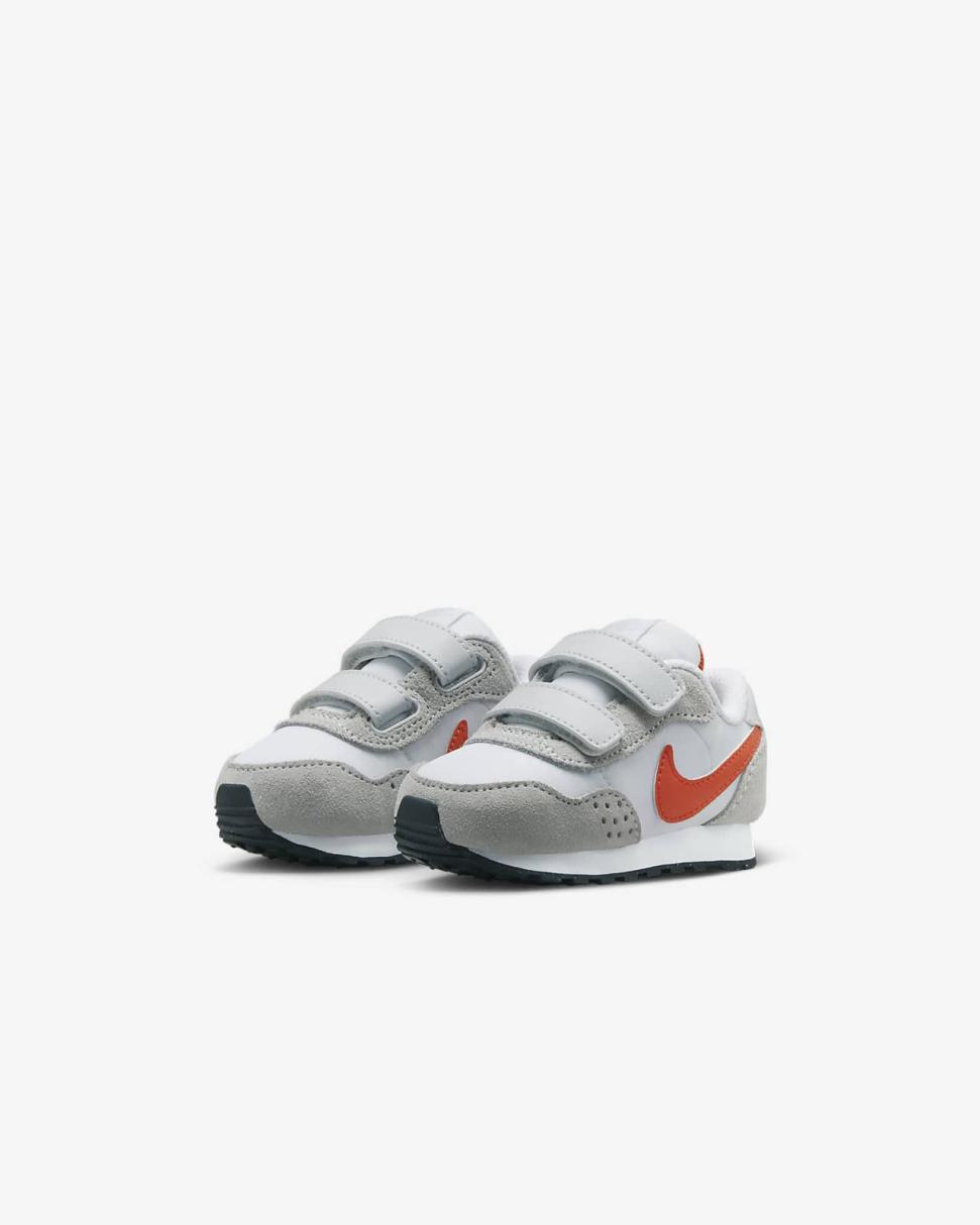 Nike MD Valiant Pure Platinum/White/Black/Picante Red | Kids Nike Lifestyle