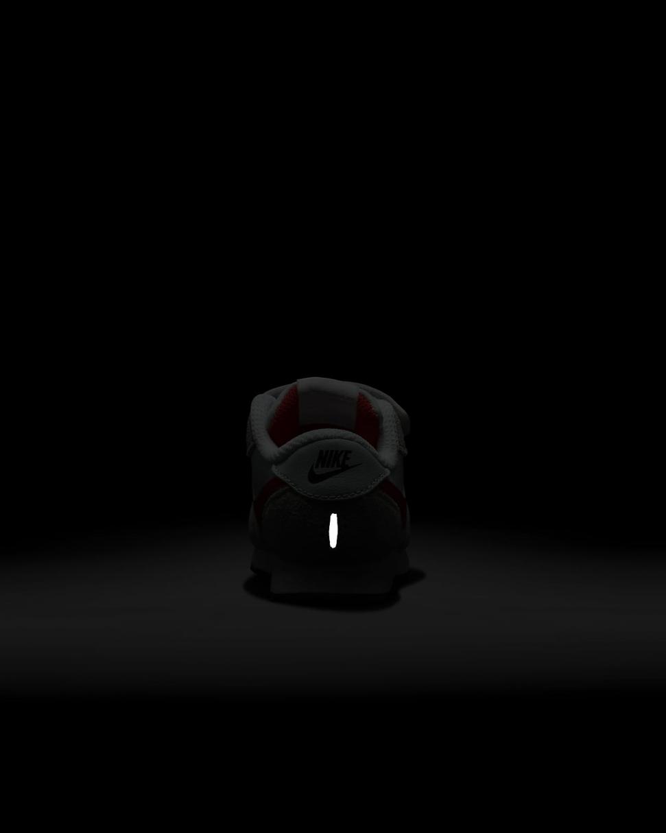 Nike MD Valiant Pure Platinum/White/Black/Picante Red | Kids Nike Lifestyle