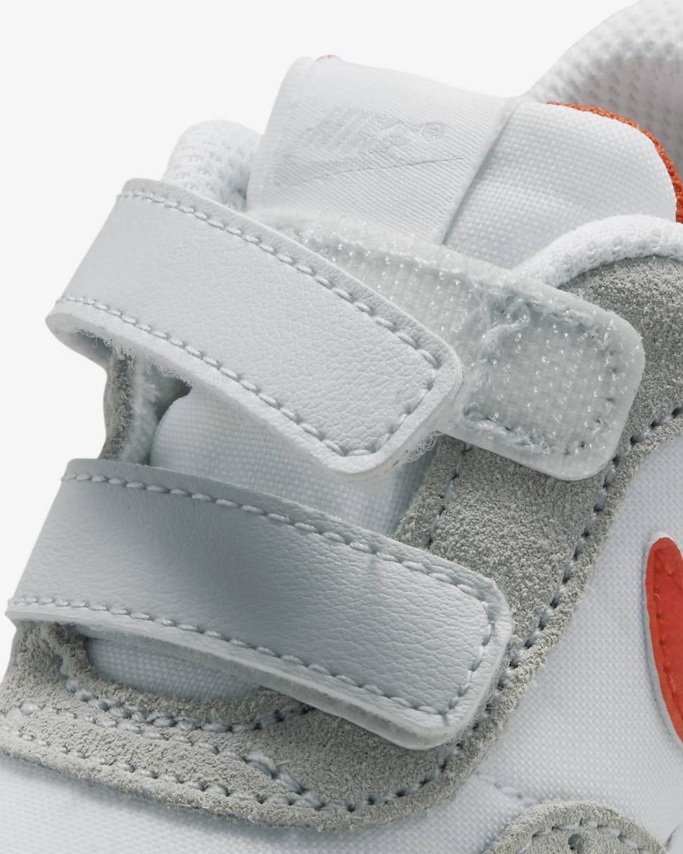 Nike MD Valiant Pure Platinum/White/Black/Picante Red | Kids Nike Lifestyle