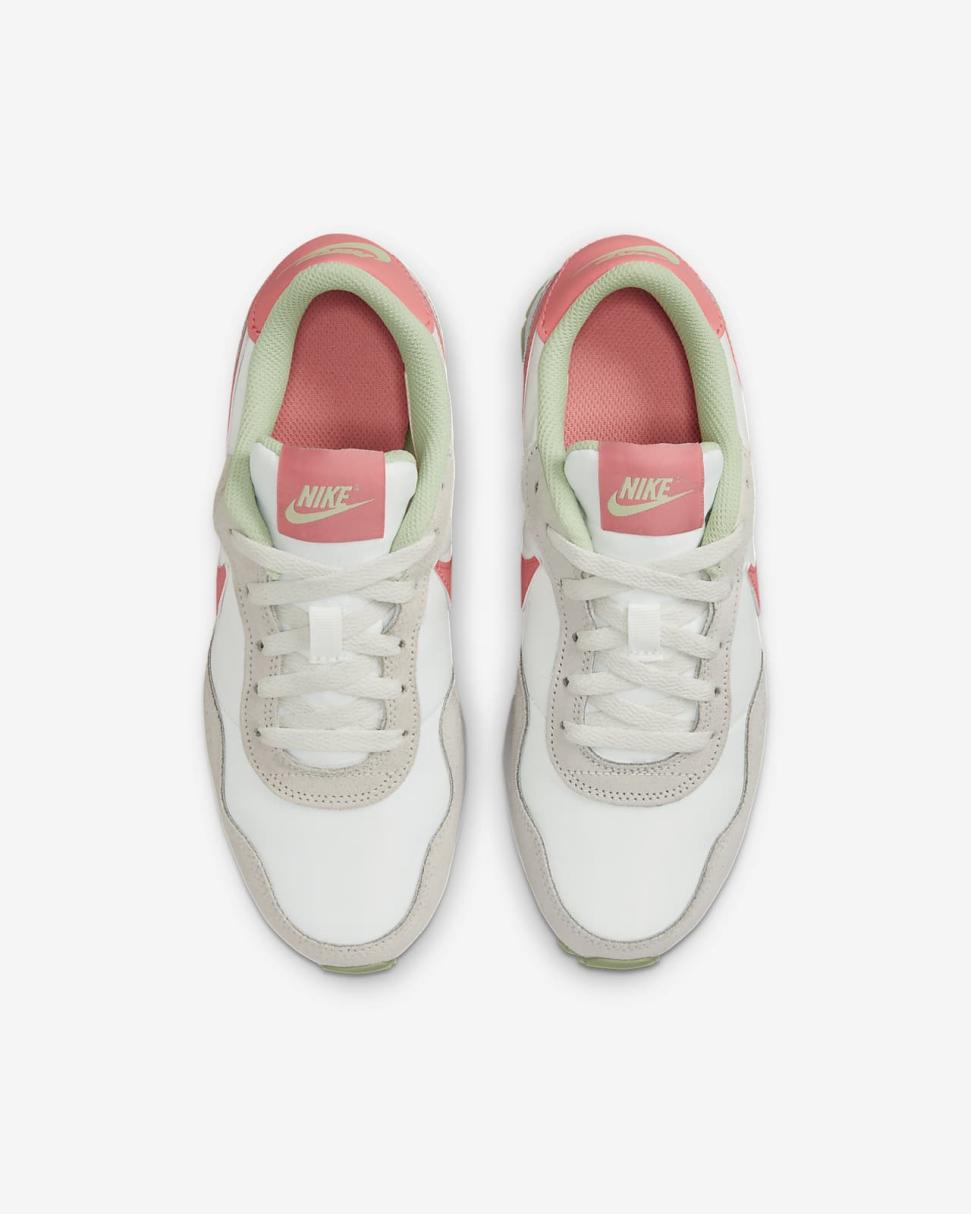 Nike MD Valiant Summit White/Honeydew/Pink Gaze | Kids Nike Lifestyle