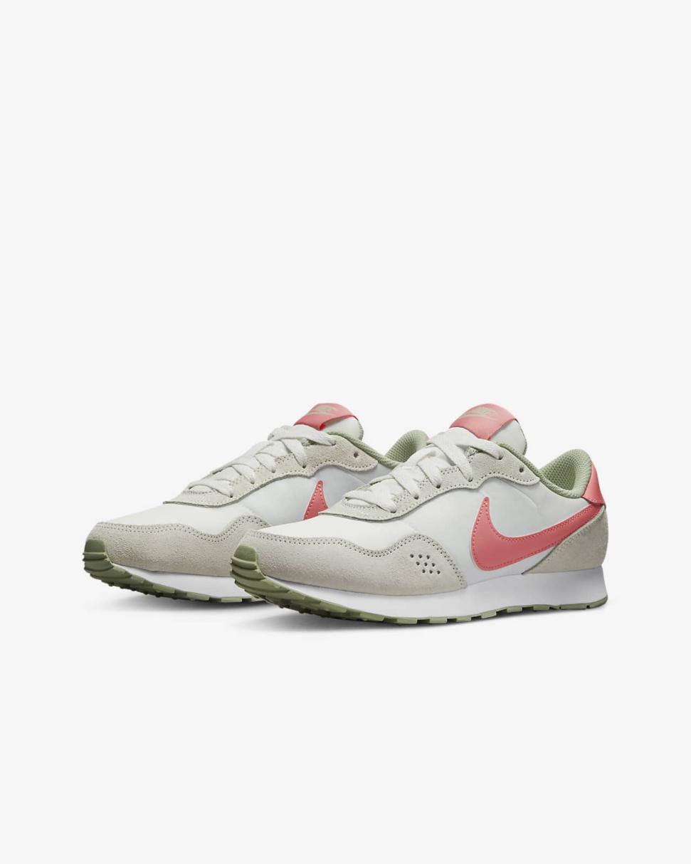 Nike MD Valiant Summit White/Honeydew/Pink Gaze | Kids Nike Lifestyle