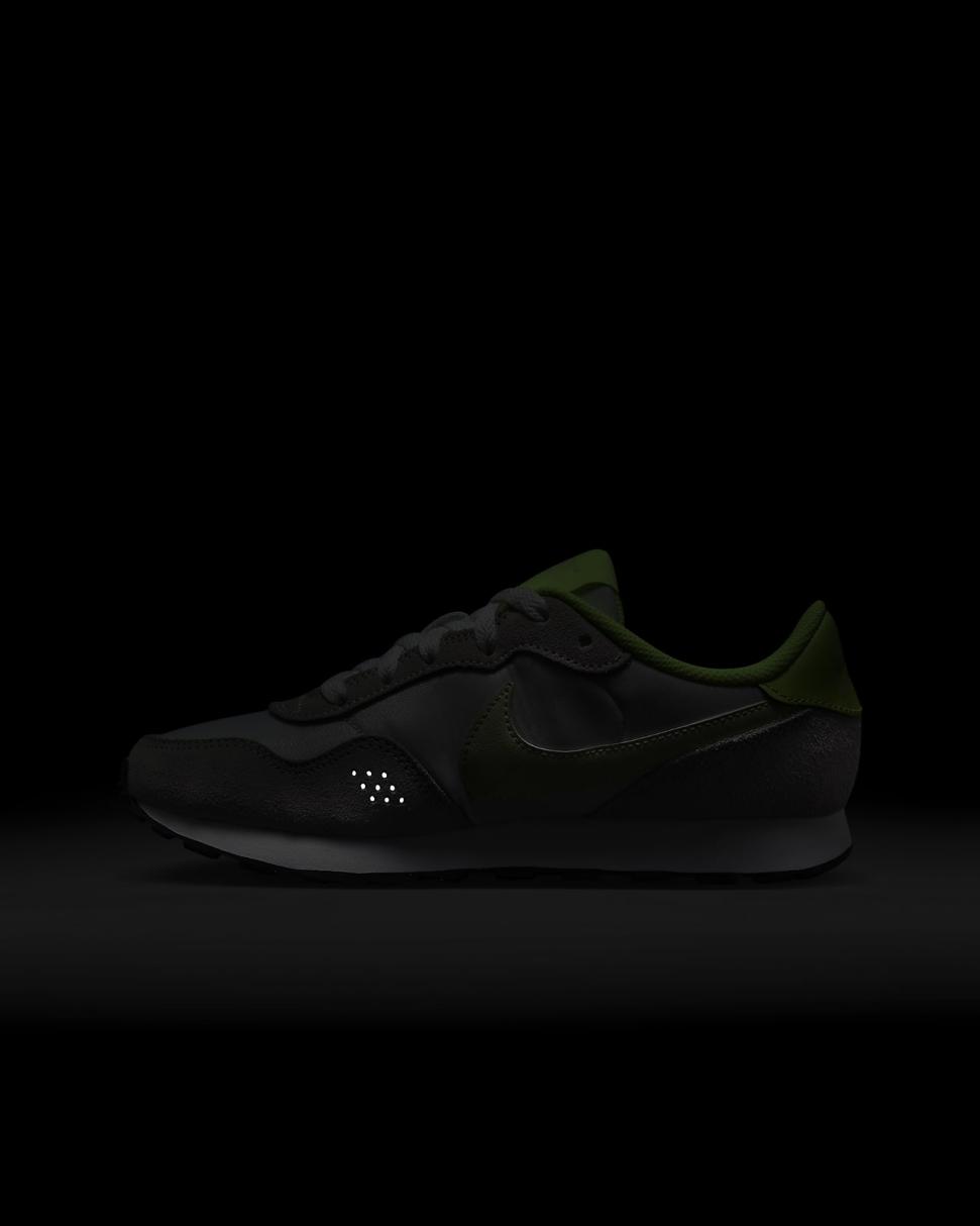 Nike MD Valiant Summit White/Volt/White/Barely Volt | Kids Nike Lifestyle