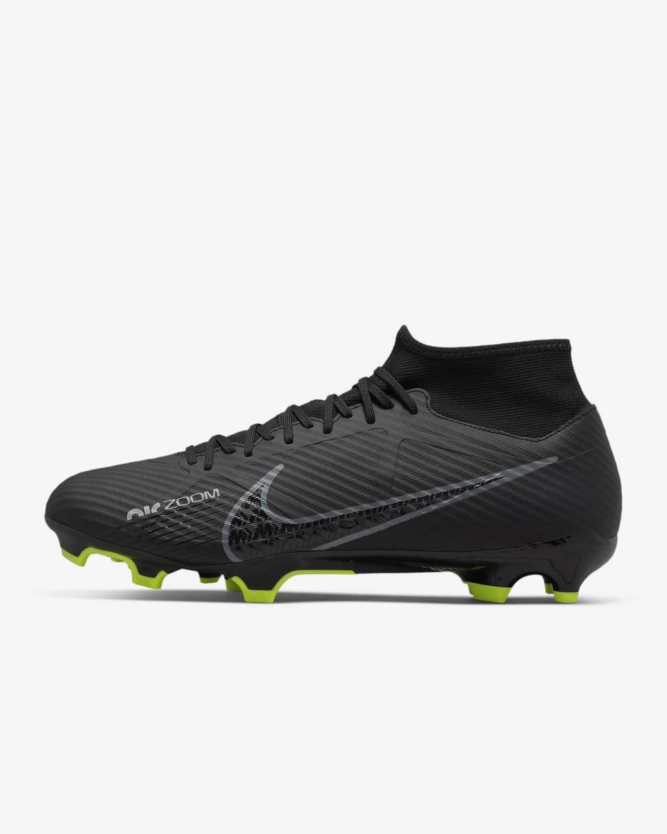 Nike Mercurial Superfly 9 Academy Black/Summit White/Volt/Dark Smoke Grey | Mens Nike Soccer