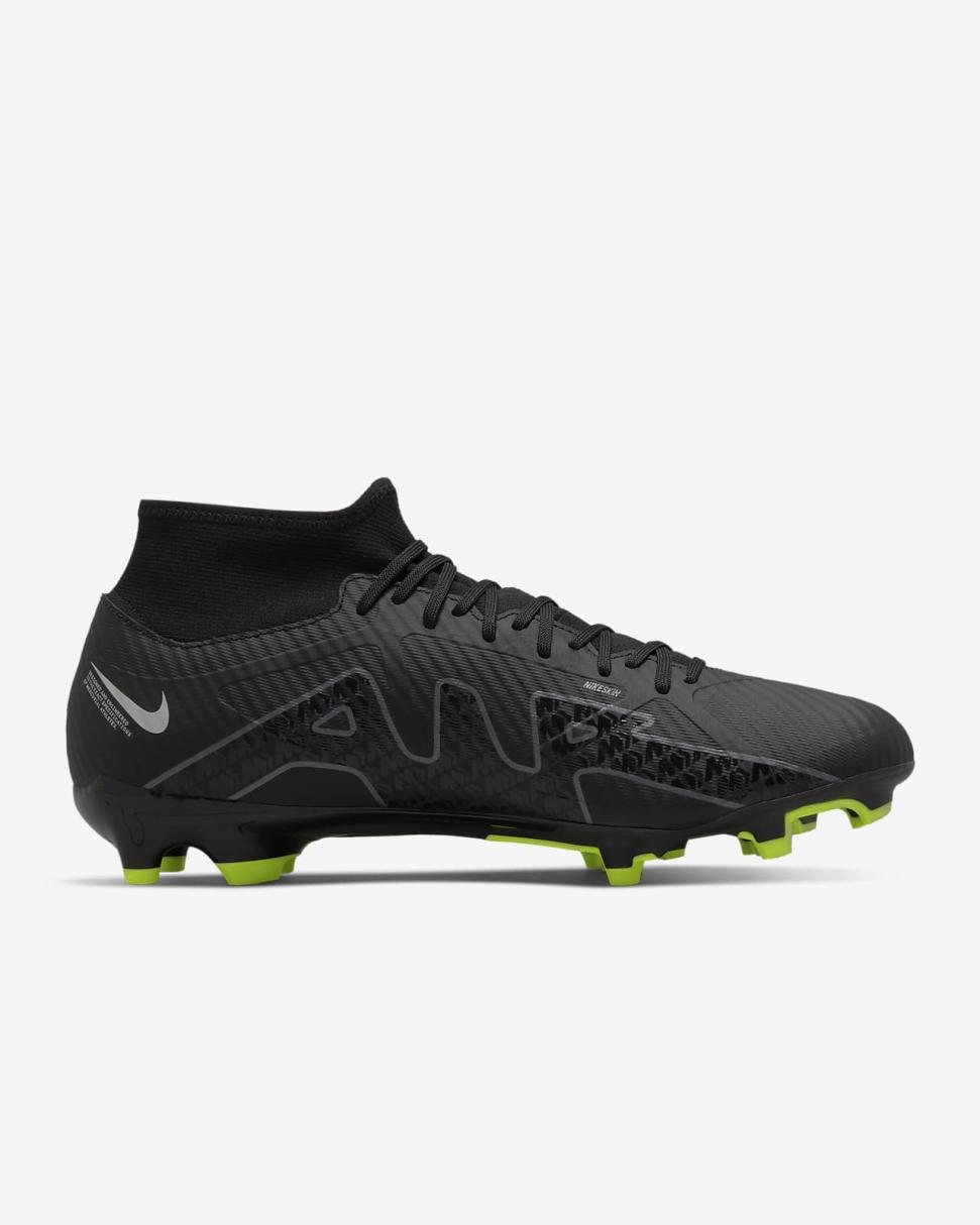 Nike Mercurial Superfly 9 Academy Black/Summit White/Volt/Dark Smoke Grey | Mens Nike Soccer