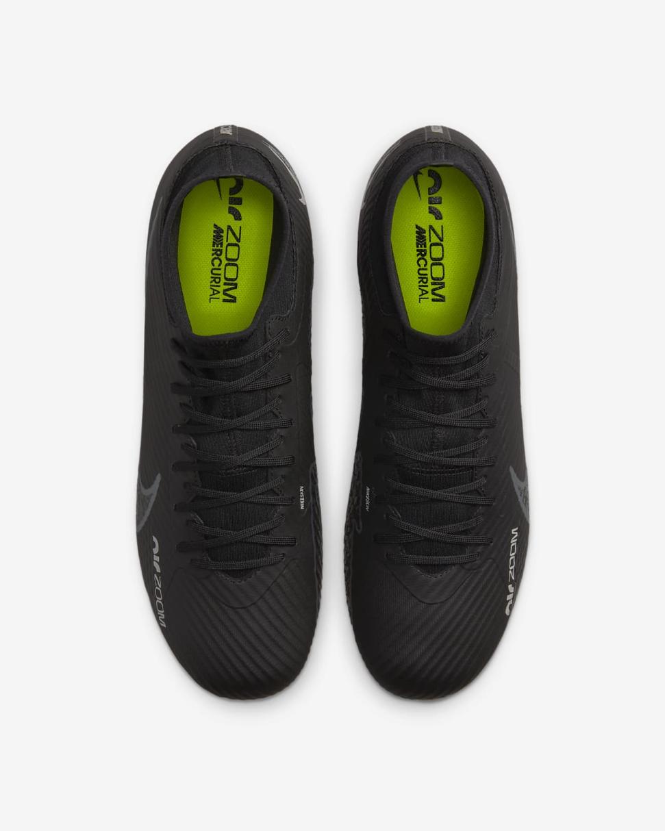 Nike Mercurial Superfly 9 Academy Black/Summit White/Volt/Dark Smoke Grey | Mens Nike Soccer