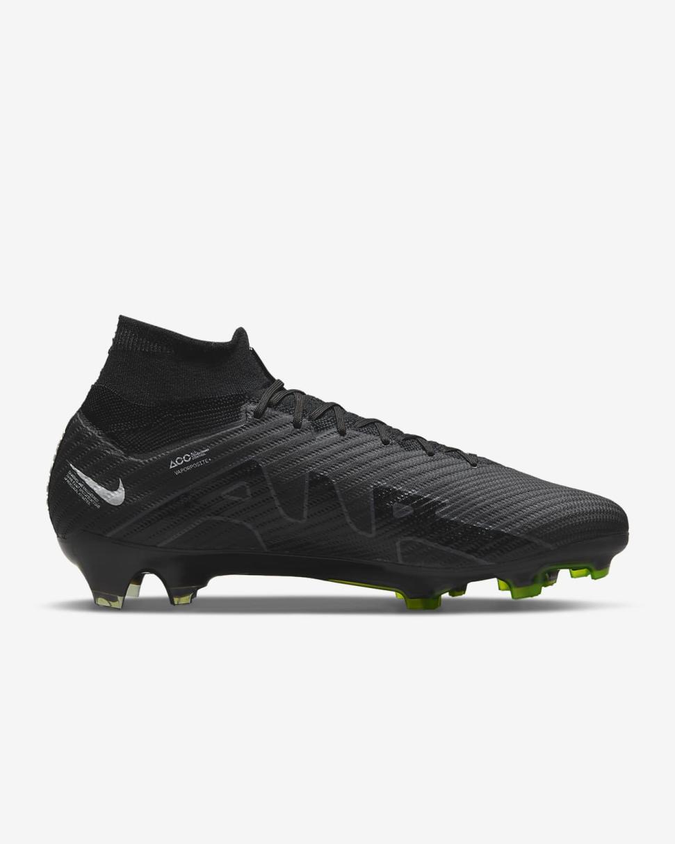 Nike Mercurial Superfly 9 Elite Black/Summit White/Volt/Dark Smoke Grey | Mens Nike Soccer