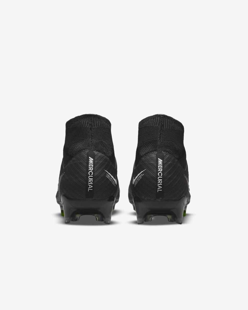 Nike Mercurial Superfly 9 Elite Black/Summit White/Volt/Dark Smoke Grey | Mens Nike Soccer
