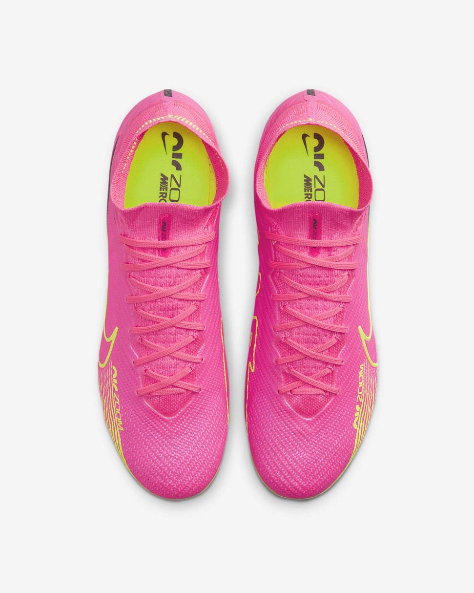 Nike Mercurial Superfly 9 Elite Pink Blast/Gridiron/Volt | Mens Nike Soccer