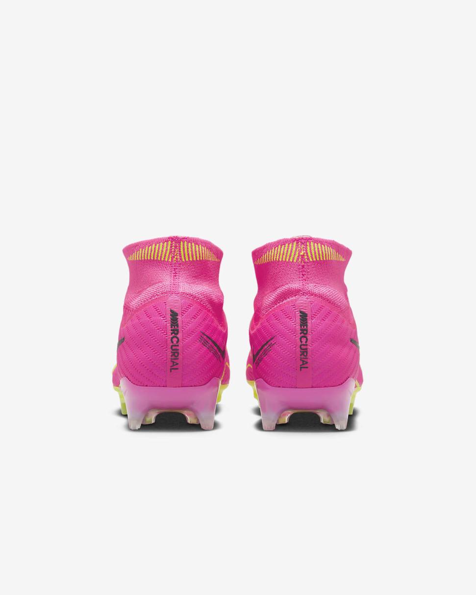 Nike Mercurial Superfly 9 Elite Pink Blast/Gridiron/Volt | Mens Nike Soccer