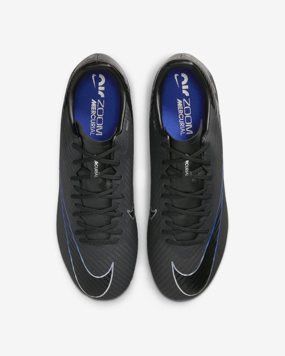 Nike Mercurial Vapor 15 Academy Black/Hyper Royal/Chrome | Mens Nike Soccer