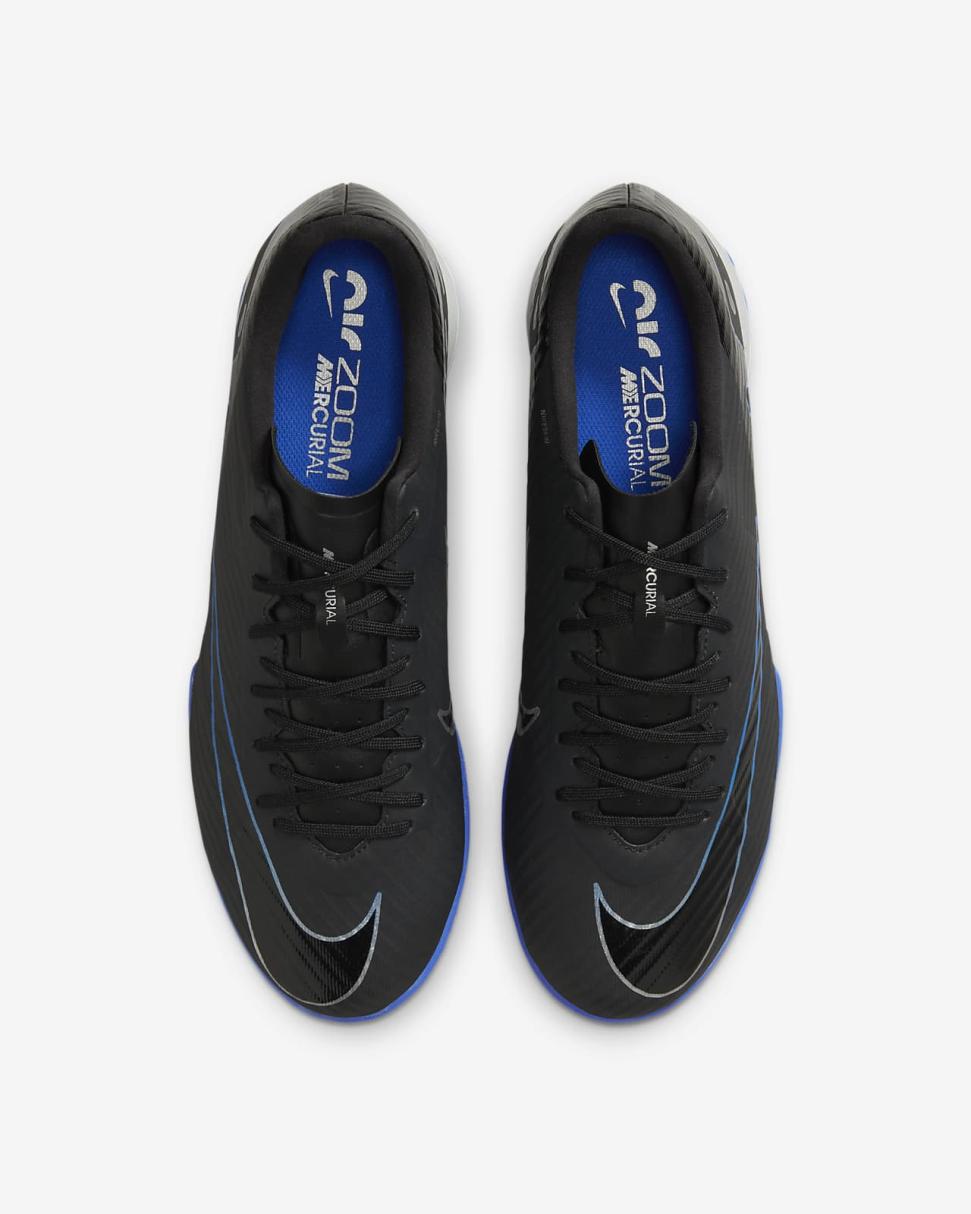 Nike Mercurial Vapor 15 Academy Black/Hyper Royal/Chrome | Mens Nike Soccer