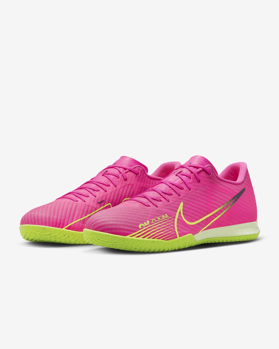 Nike Mercurial Vapor 15 Academy Pink Blast/Gridiron/Volt | Mens Nike Soccer