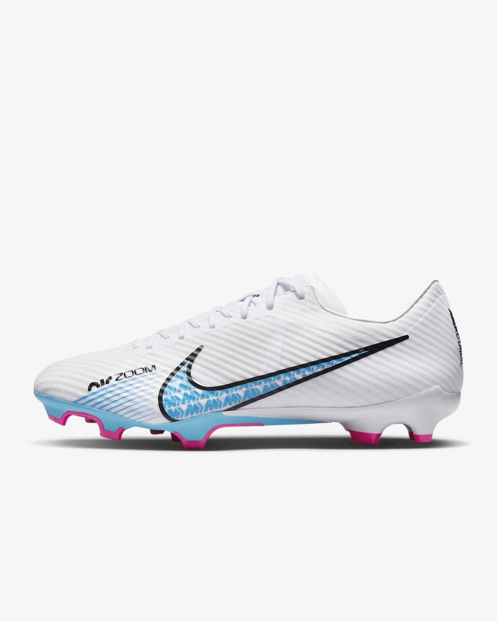 Nike Mercurial Vapor 15 Academy White/Hot Punch/Coconut Milk/Baltic Blue | Mens Nike Soccer